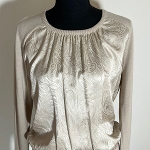 Trina Turk cream sweater